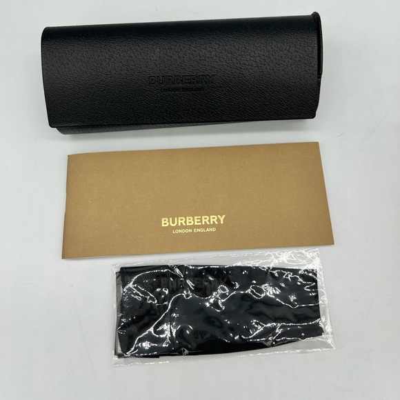 😎HP😎 Burberry BE 429 5013 Light Havana Square Sunglasses - Picture 9 of 12